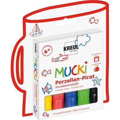 KREUL Multicolor Malstift - 5 Stück für Glas & Porzellan KREUL Multicolor Malstift - 5 Stück für Glas & Porzellan