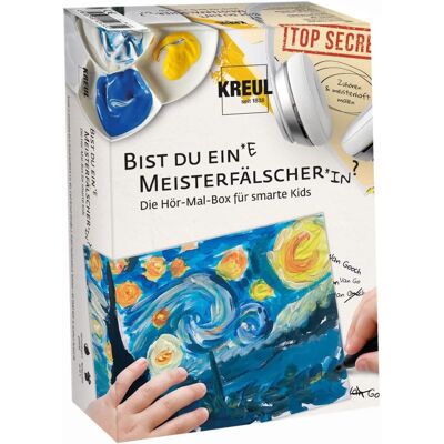 Kreul Meisterfälscher Hör-Mal-Box - Kunstset für Kinder Kreul Meisterfälscher Hör-Mal-Box - Kunstset für Kinder