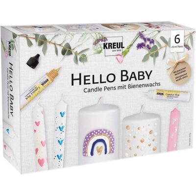 KREUL Candle Pen Set - Verschiedene Farben - 6 Stück KREUL Candle Pen Set - Verschiedene Farben - 6 Stück