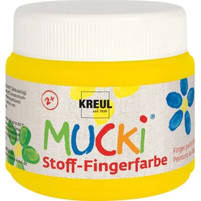 KREUL Fingerfarbe für Stoff - Gelb - 150 ml KREUL Fingerfarbe für Stoff - Gelb - 150 ml