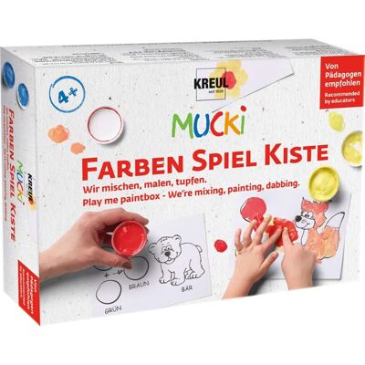 KREUL Mucki Fingerfarben-Set - Sicher für Kinder & Waschbar KREUL Mucki Fingerfarben-Set - Sicher für Kinder & Waschbar