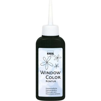 Vernice nera per finestre - 80ml Vernice nera per finestre - 80ml