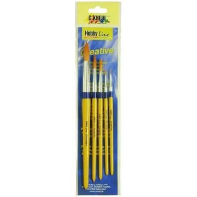 Kreul 723031 - Fournitures d'art - Ensemble de 5 pinceaux Kreul 723031 - Fournitures d'art - Ensemble de 5 pinceaux