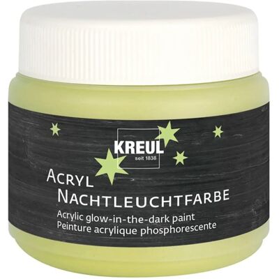 Colore acrilico fosforescente KREUL - Giallo brillante - Colore acrilico Colore acrilico fosforescente KREUL - Giallo brillante - Colore acrilico