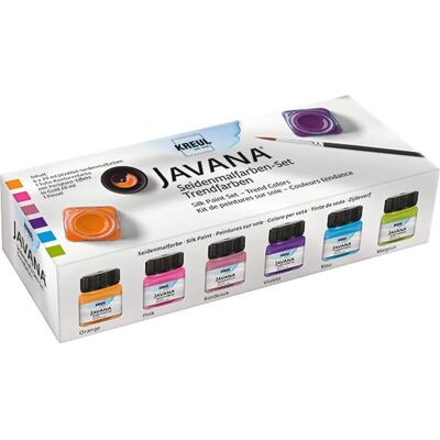 Ensemble de Peintures pour Soie Javana KREUL - Multicolore - Publicité Ensemble de Peintures pour Soie Javana KREUL - Multicolore - Publicité