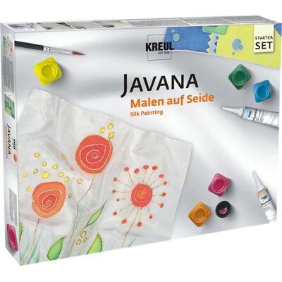 Set di Pittura su Seta Javana Multicolore Set di Pittura su Seta Javana Multicolore