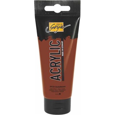 KREUL Solo Goya Acrylic - Marron Foncé - 100 ml - Mat - Peinture acrylique - Publicité KREUL Solo Goya Acrylic - Marron Foncé - 100 ml - Mat - Peinture acrylique - Publicité