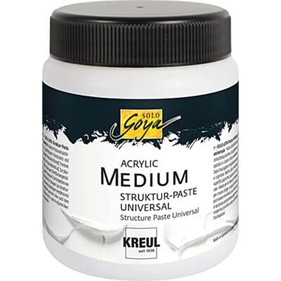 Kreul Artiste Medium Acrylique Pâte de Texture 250 ml - Medium Acrylique Kreul Artiste Medium Acrylique Pâte de Texture 250 ml - Medium Acrylique