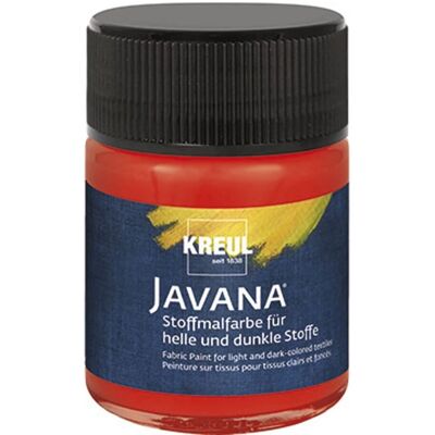 Peinture textile rouge KREUL Javana - peinture pour tissu Peinture textile rouge KREUL Javana - peinture pour tissu