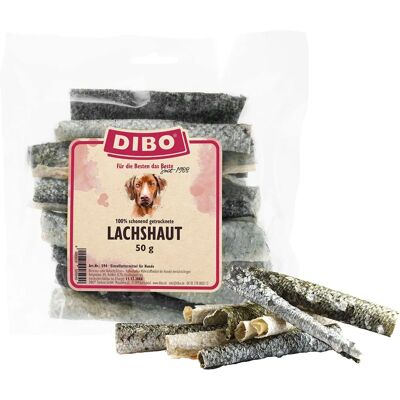 Dibo Peau de saumon pour chiens - Salmon Skin - 100g - Friandises pour chiens - Publicité Dibo Peau de saumon pour chiens - Salmon Skin - 100g - Friandises pour chiens - Publicité