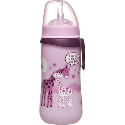 Nip cană mov cu pai 330 ml - Straw Cup Nip cană mov cu pai 330 ml - Straw Cup