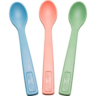 Nip 37066 Kinderbesteck-Set - Blau, Grün, Pink Nip 37066 Kinderbesteck-Set - Blau, Grün, Pink