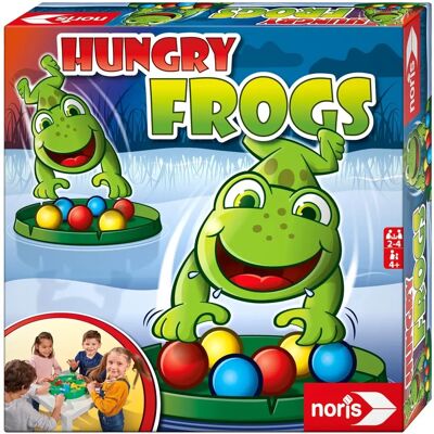 Noris 606061859 - Hungry Frogs - Reactiespel - 31,5x31,3x7,7 cm Noris 606061859 - Hungry Frogs - Reactiespel - 31,5x31,3x7,7 cm