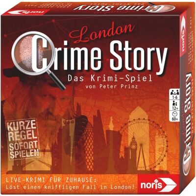 Noris Crime Story London - Gioco di Detective - 16.3x16.2x4.8cm Noris Crime Story London - Gioco di Detective - 16.3x16.2x4.8cm