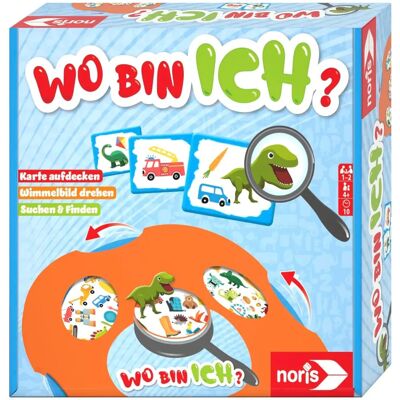 Noris Spiele - Wo bin ich? - Board Game for Kids 4+ - 10 Min Noris Spiele - Wo bin ich? - Board Game for Kids 4+ - 10 Min