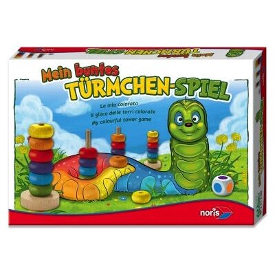 Noris Mein buntes Türmchenspiel - Jeu éducatif pour enfants Noris Mein buntes Türmchenspiel - Jeu éducatif pour enfants