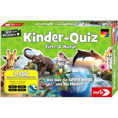 Noris 606011629 - Kinder-Quiz: Tiere Und Natur Noris 606011629 - Kinder-Quiz: Tiere Und Natur
