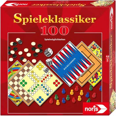 Noris Spiele GmbH Spieleklassiker - 100 Spel Samling - Samling av Spel Noris Spiele GmbH Spieleklassiker - 100 Spel Samling - Samling av Spel
