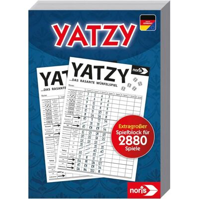 Noris Spiele GmbH Knubbel Yatzy - Extra Großer Spielblock - jeu - Publicité Noris Spiele GmbH Knubbel Yatzy - Extra Großer Spielblock - jeu - Publicité