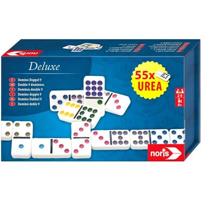 Noris Dubbel 9 Domino - Magnetische doos voor 2-6 spelers Noris Dubbel 9 Domino - Magnetische doos voor 2-6 spelers