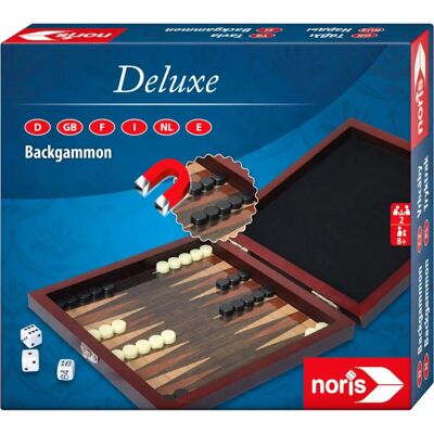 Noris Deluxe Reisespiel Backgammon - Klassisches Strategiespiel Noris Deluxe Reisespiel Backgammon - Klassisches Strategiespiel