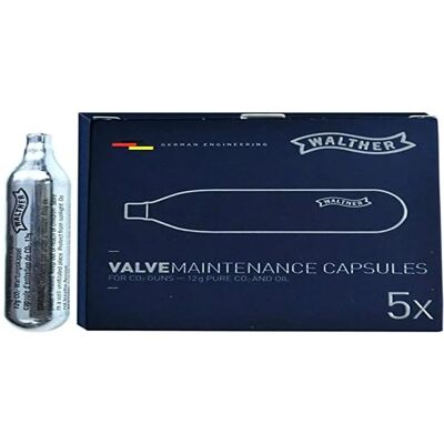 Umarex - 12G CO2 - 5 st - Röd - Underhållskapsel Umarex - 12G CO2 - 5 st - Röd - Underhållskapsel