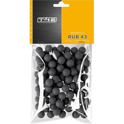 Billes en caoutchouc T4E Umarex - Pack de 100 - Publicité Billes en caoutchouc T4E Umarex - Pack de 100 - Publicité