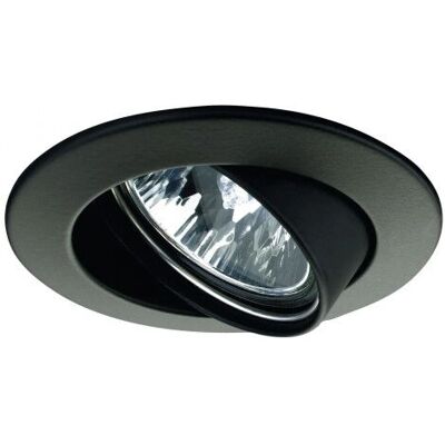 Paulmann 17951 LED Recessed Spotlight - Adjustable, Black, 83mm Paulmann 17951 LED Recessed Spotlight - Adjustable, Black, 83mm