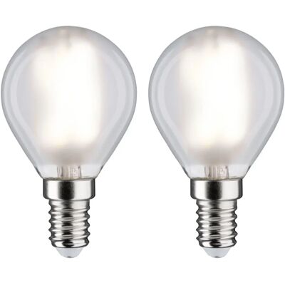 Paulmann LED Tropfen Filament - 2er-Pack, E14, 4,8 W, 470lm, 4000K - Glühbirne Paulmann LED Tropfen Filament - 2er-Pack, E14, 4,8 W, 470lm, 4000K - Glühbirne