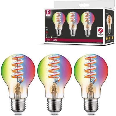 Ampoule LED Paulmann - E27 Zigbee 3.0 Intelligent RGBW Dimmable Or - Publicité Ampoule LED Paulmann - E27 Zigbee 3.0 Intelligent RGBW Dimmable Or - Publicité