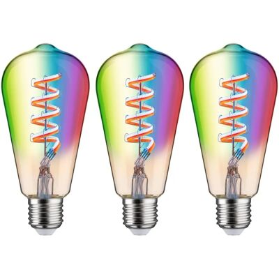 Paulmann Paulmann Filament 230V Zigbee 3.0 LED ST64 E27 470lm Dimmable - Ampoule LED Paulmann Paulmann Filament 230V Zigbee 3.0 LED ST64 E27 470lm Dimmable - Ampoule LED