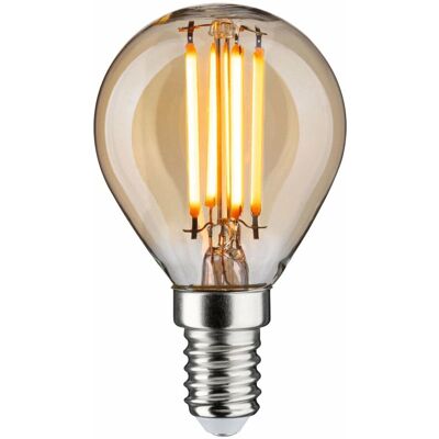 Paulmann 29190 Bombilla LED Dorada - Atenuable, 1800K, 4.9W, E14 - Bombilla LED Paulmann 29190 Bombilla LED Dorada - Atenuable, 1800K, 4.9W, E14 - Bombilla LED