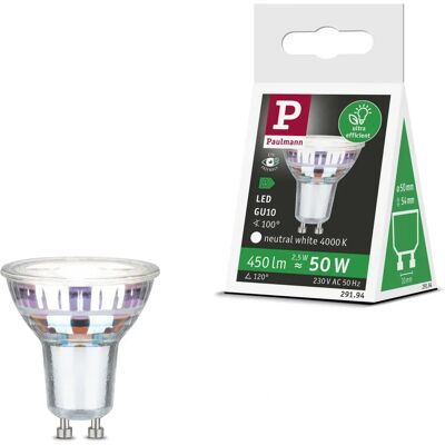 Paulmann Eco-Line LED GU10 Reflektor 450lm Silber Paulmann Eco-Line LED GU10 Reflektor 450lm Silber