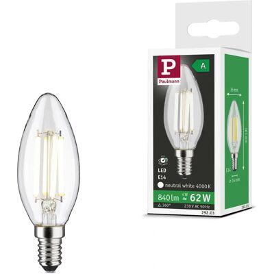Paulmann LED-Kerzenlampe - Eco-Line, Neutralweiß, 4W, 840lm - LED Kerze Paulmann LED-Kerzenlampe - Eco-Line, Neutralweiß, 4W, 840lm - LED Kerze