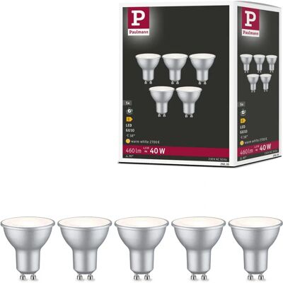 Paulmann 29235 LED RGB Lampe Réflecteur GU10 - 4,9W - 5 pcs Paulmann 29235 LED RGB Lampe Réflecteur GU10 - 4,9W - 5 pcs