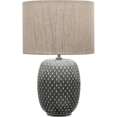 Lampe de table Pauleen Pretty Classy en céramique - Beige Gris - Publicité Lampe de table Pauleen Pretty Classy en céramique - Beige Gris - Publicité