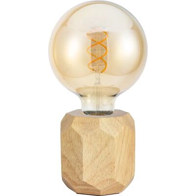Lampe de table Pauleen Woody Sparkle en bois - E27 - Publicité Lampe de table Pauleen Woody Sparkle en bois - E27 - Publicité