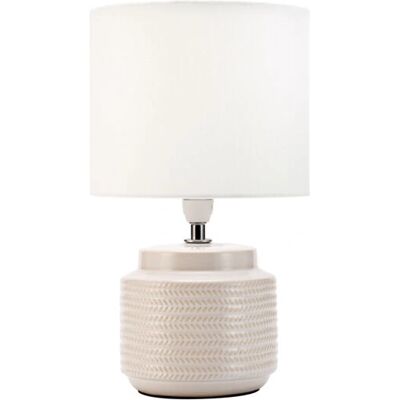 Pauleen Bright Soul - Lampada da tavolo in ceramica beige - E14 - 20W Pauleen Bright Soul - Lampada da tavolo in ceramica beige - E14 - 20W