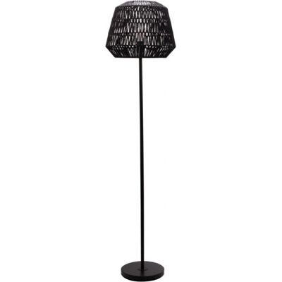 Lampada da terra Timber Pearl Pauleen - Nera - 154cm, Ø 40cm - E27 20W Lampada da terra Timber Pearl Pauleen - Nera - 154cm, Ø 40cm - E27 20W