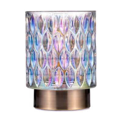 Lampada da Tavolo Portatile Blu Clear Glamour di Pauleen Lampada da Tavolo Portatile Blu Clear Glamour di Pauleen