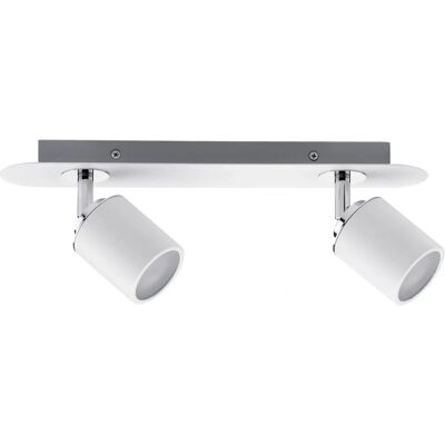 Paulmann 66718 Luce a superficie - IP44 GU10 Metallo Bianco/Cromato Paulmann 66718 Luce a superficie - IP44 GU10 Metallo Bianco/Cromato