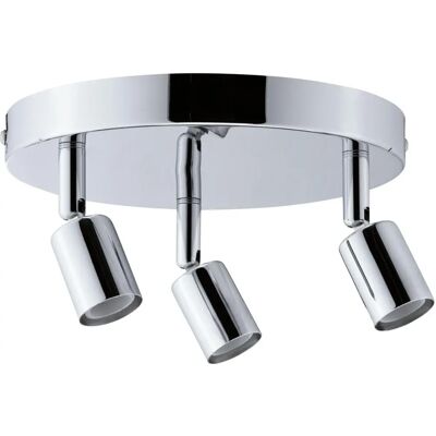 Paulmann Licht Paulmann 66747 Spotlight Carolina IP44 GU10 230V 3-flammig Chrom Paulmann Licht Paulmann 66747 Spotlight Carolina IP44 GU10 230V 3-flammig Chrom