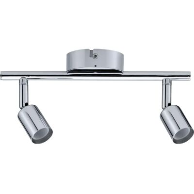 Paulmann Spotlight Carolina IP44 GU10 230V max. 2x10W gradable Chrome Paulmann Spotlight Carolina IP44 GU10 230V max. 2x10W gradable Chrome