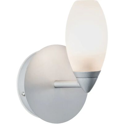 Paulmann 708.38 G9 - Wandleuchte, Weiß, Satin Glas, 28W IP44 Paulmann 708.38 G9 - Wandleuchte, Weiß, Satin Glas, 28W IP44