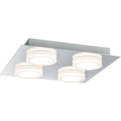 Paulmann Doradus Luce a Soffitto LED - 3 Lampade Cromo IP23 Paulmann Doradus Luce a Soffitto LED - 3 Lampade Cromo IP23