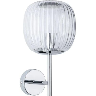 Paulmann Ruya IP44 Wandleuchte - Elegant Glas & Chrom, 20W Paulmann Ruya IP44 Wandleuchte - Elegant Glas & Chrom, 20W