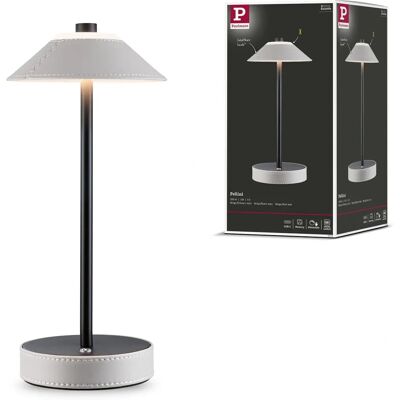 Paulmann LED Akku-Leuchte - Weißer Schalter - 300lm, 2W - Beige/Schwarz Paulmann LED Akku-Leuchte - Weißer Schalter - 300lm, 2W - Beige/Schwarz