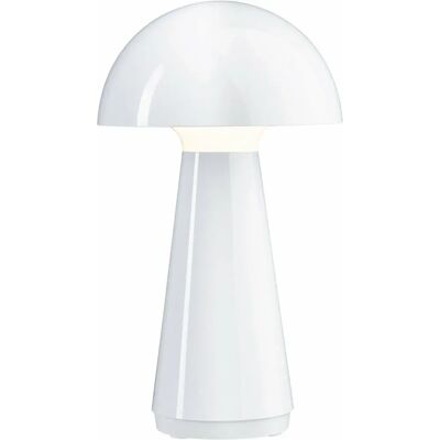 Lámpara de mesa LED portátil blanca Paulmann Onzo Lámpara de mesa LED portátil blanca Paulmann Onzo