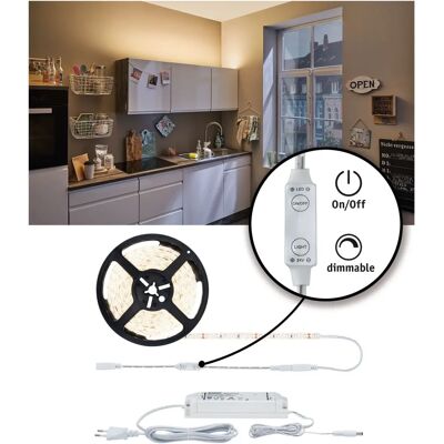 Paulmann Power Weiß LED Streifen Set 5m - LED Lichtleiste Paulmann Power Weiß LED Streifen Set 5m - LED Lichtleiste