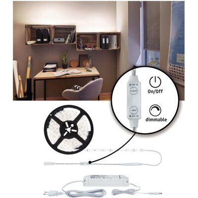 Paulmann LED-Streifen - 5m neutralweiß, dimmbar Paulmann LED-Streifen - 5m neutralweiß, dimmbar